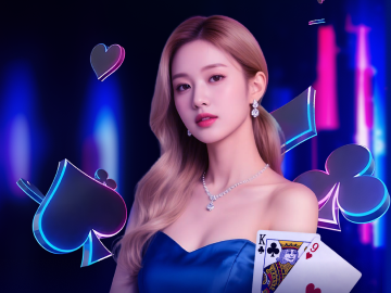 Skrin permainan Baccarat